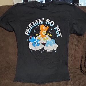 Black Graphic Kids Shirt